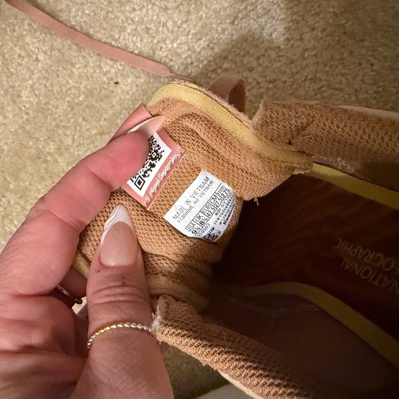 Nike Women's Pink and Cream Sneakers - Picture 3 of 3